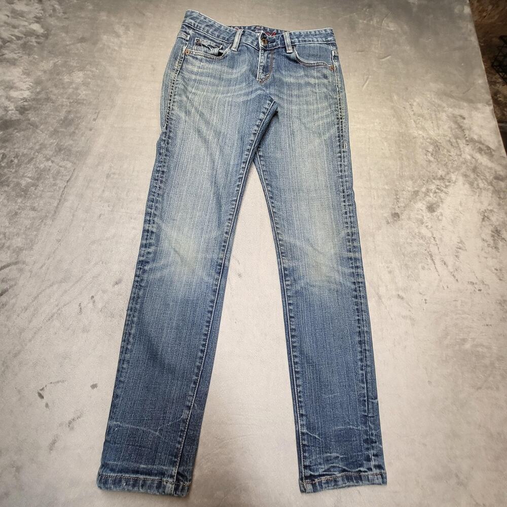 Levis 531 Low Skinny Jeans Womens 4 Blue Medium Wash Slim Stretch Denim Casual